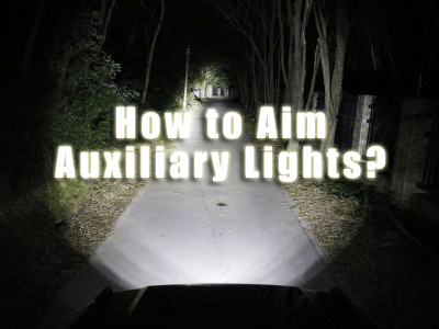 How to Aim Auxiliary Lights?