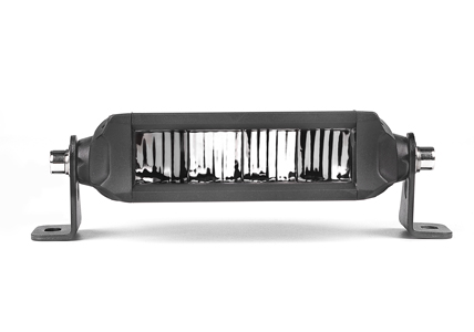 Slim light bar with no screw front frame