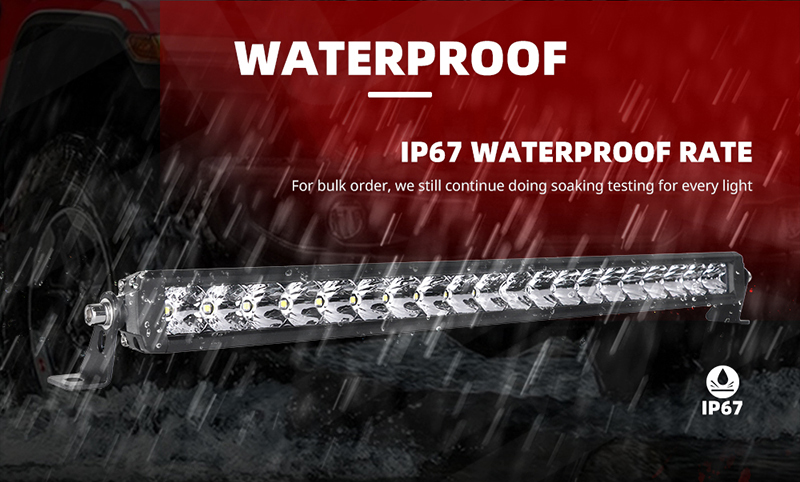 IP67 49 series led light bars 4x4