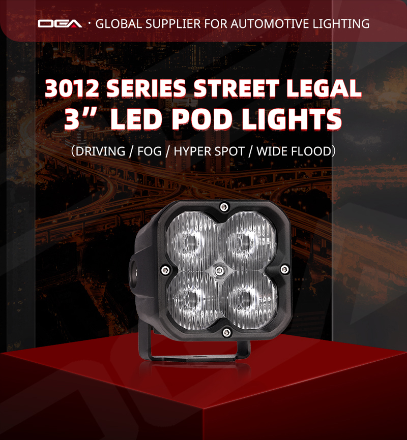 3012 Series SAE LED Fog Lights
