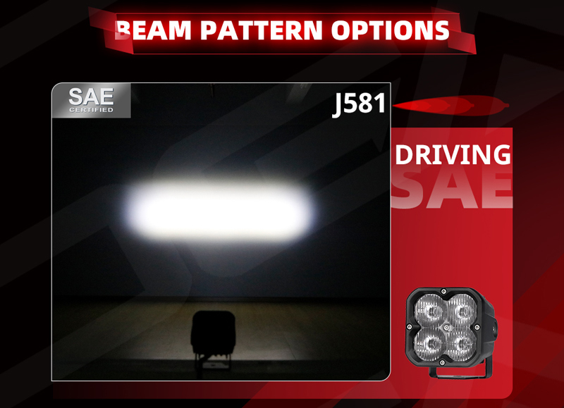 SAE certified 3012 series driving beam