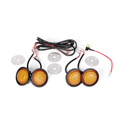 Grill LED lights for Jeep Wrangler JL