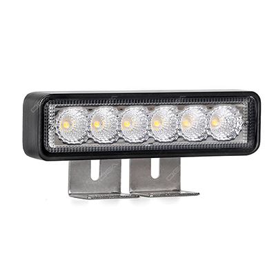 OGA A1 18W 6 inches small 12-volt amber LED light bar