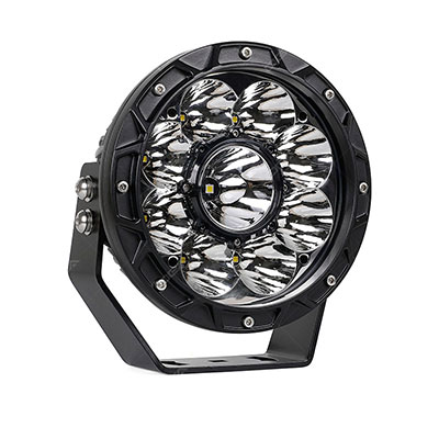 3024 series 7 inches round LED spot lights for construction and offroading
