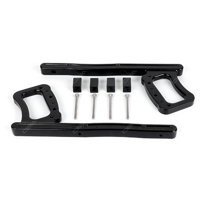 Rear aluminum grab handles for 07-17 Jeep Wrangler JK