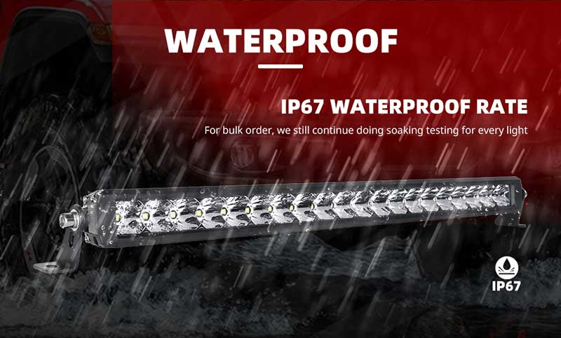waterproof LED light bar