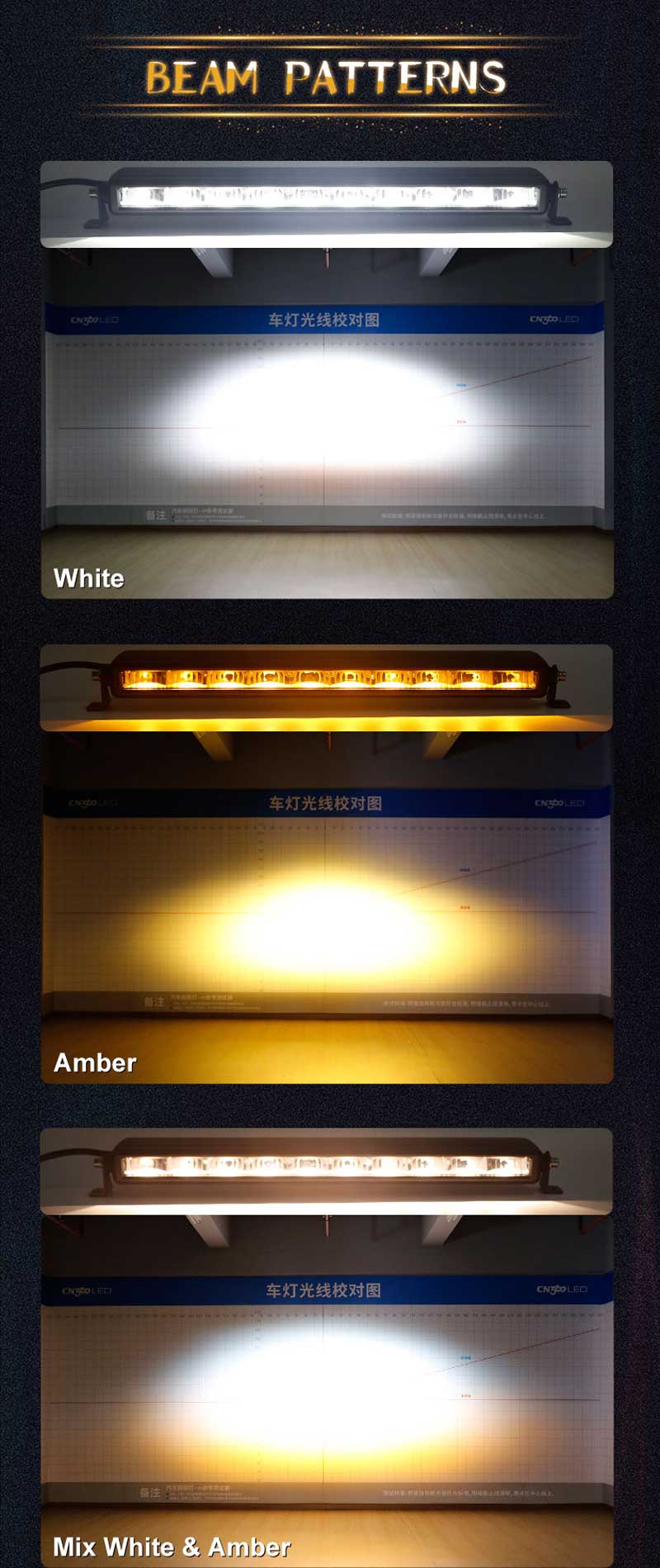 china led lighting bar off road