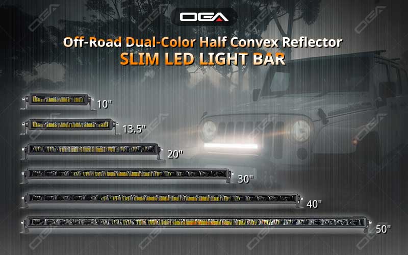 off-road dual-color LED light bar wholesale