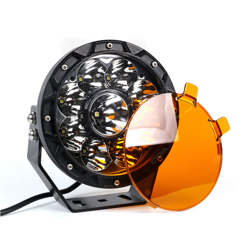 OGA LED 3024 series 7 inches spot light PC amber lens cover