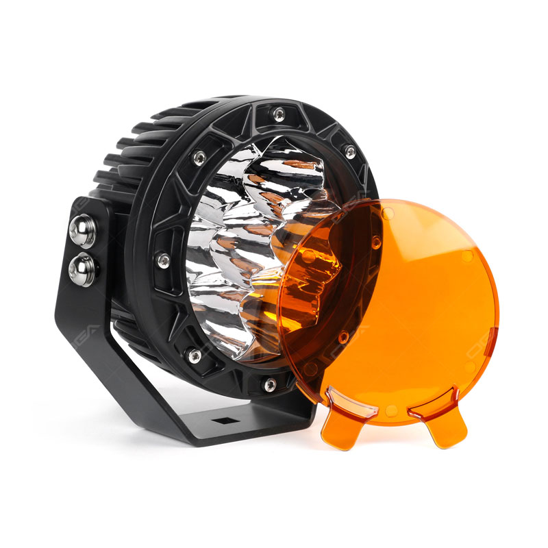 Wholesale amber lens cover for 3025 series 5 inches LED work light