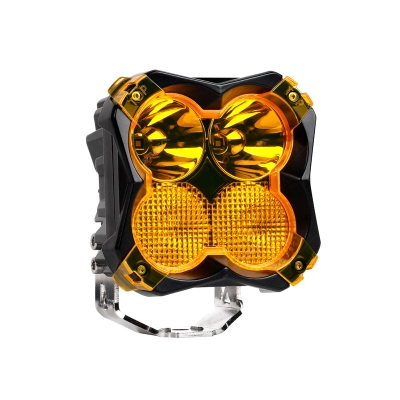 Combo beam yellow lens cover for 5 inches spot beam off-road LED light pods