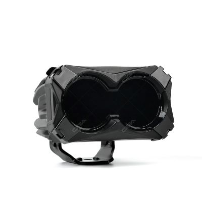 Black PC protective lens covers for off-road 2 inches LED auxiliary spot light