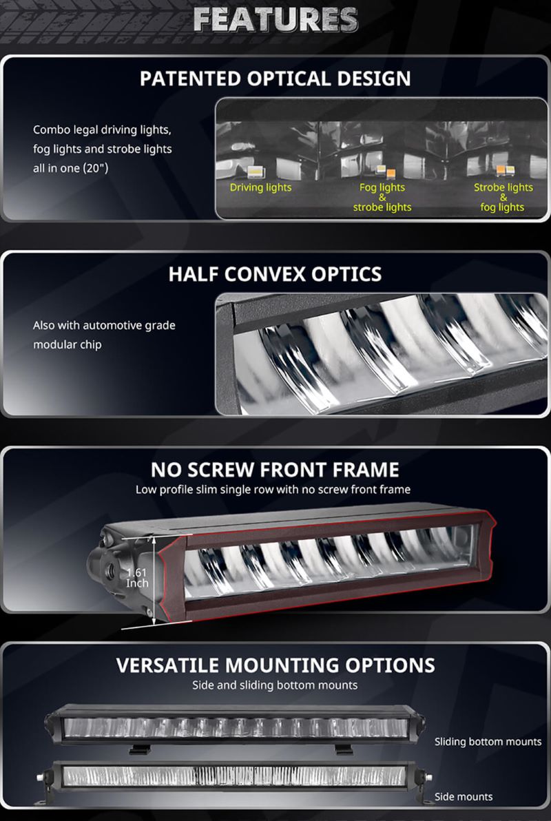 Legal LED Light Bar