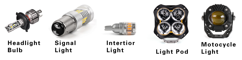 Different Types of Auto LED Lights
