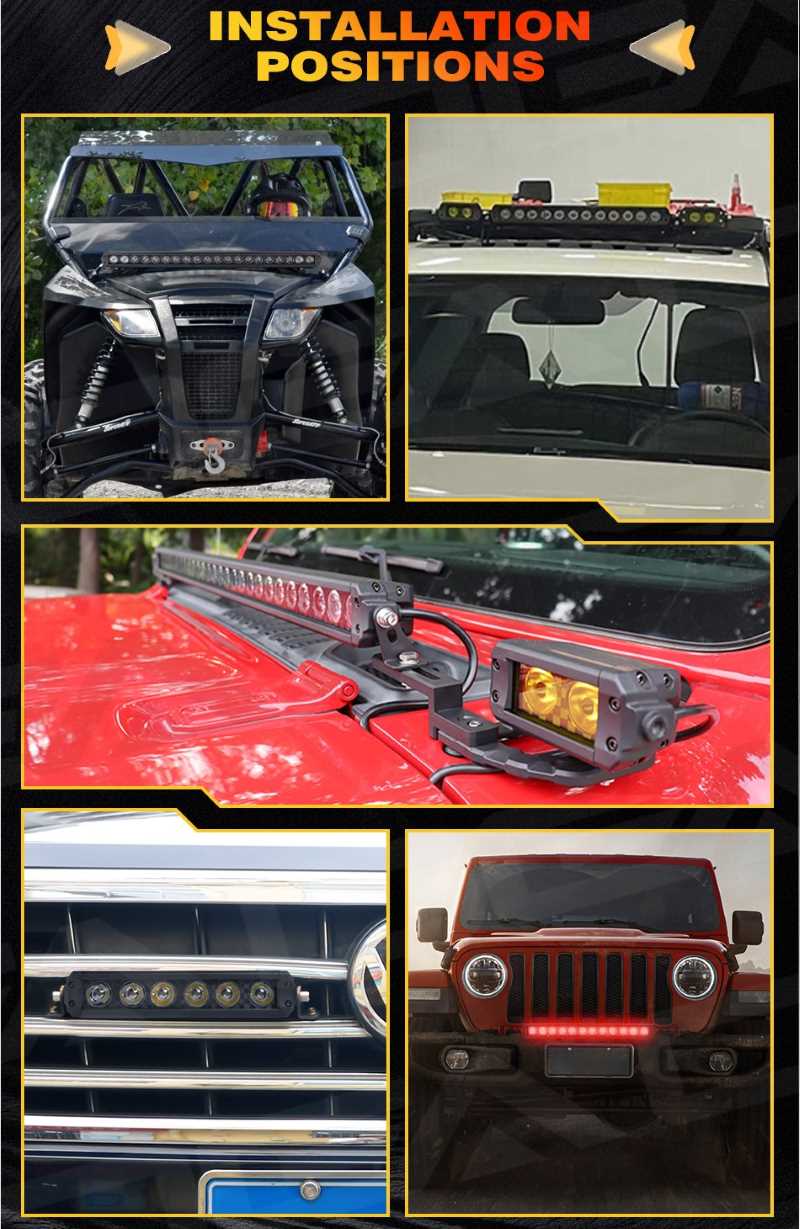 OGA Projector Light Bar Applications