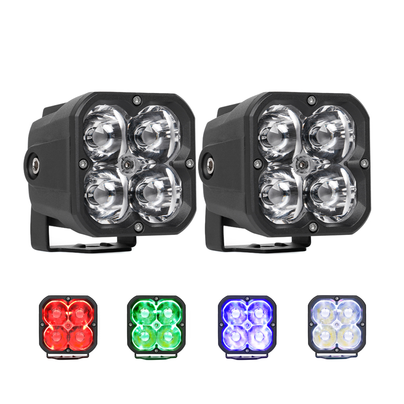 Whoelsale 3012 series RGB backlit LED spot work light