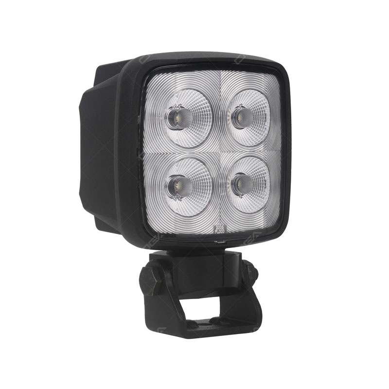 3.87in 40W square flood beam LED work light wholesale