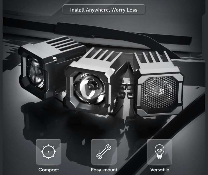 2 inches LED light cube