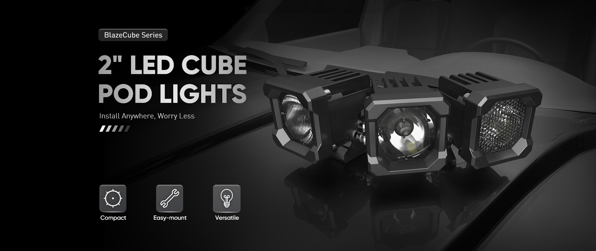 Blazecube LED Cube Pod Lights Series