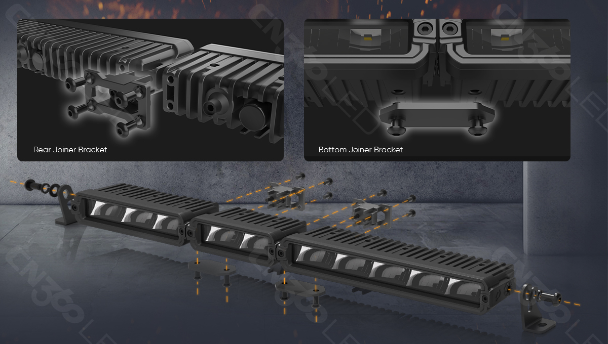LINKABLE LED LIGHT BAR DESIGN