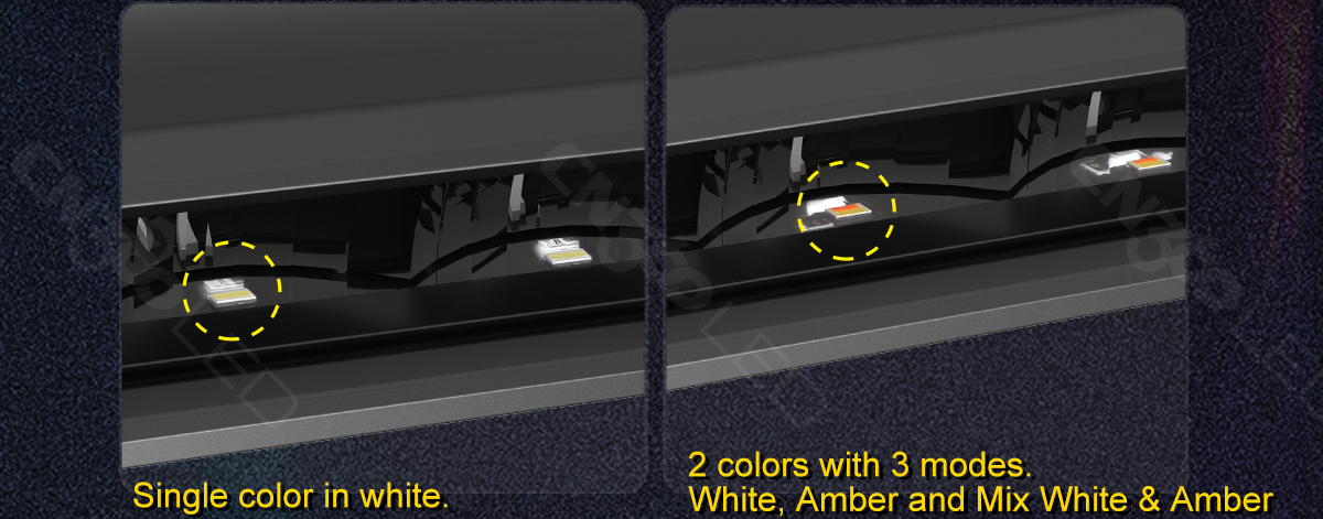 single and dual color 