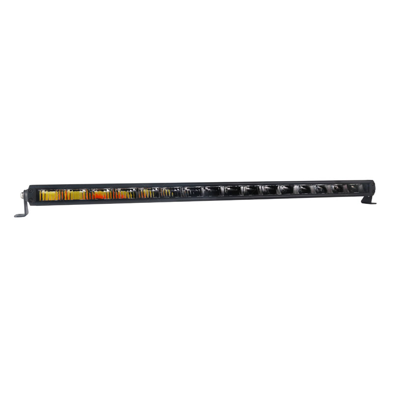 White Amber Mixed Beam 30 Inch Waterproof Driving LED Light Bar 